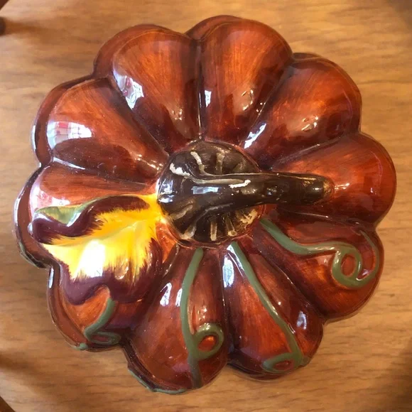 Pumpkin Shaped Cookie Jar - Picture 4 of 5